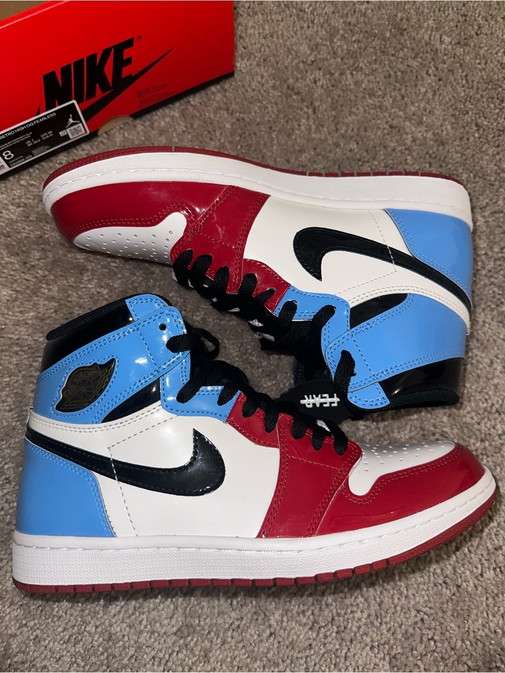 JORDAN 1 RETRO HIGH FEARLESS UNC CHICAGO